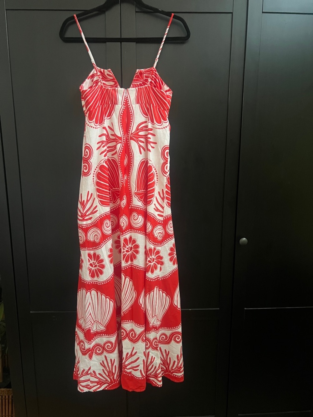 FARM Rio Off-White Ainika Shell Maxi Dress Size Small - Picture 9 of 16